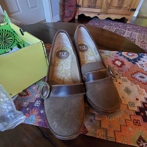 Fly London Women's Loafer Style Wedges